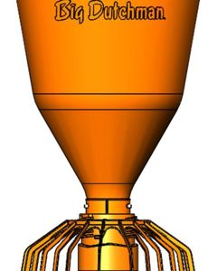 MANUAL FEEDER,SAMPLE,BROILER,FLUXX,16-ARM GRILLE,14"DEEP DIS